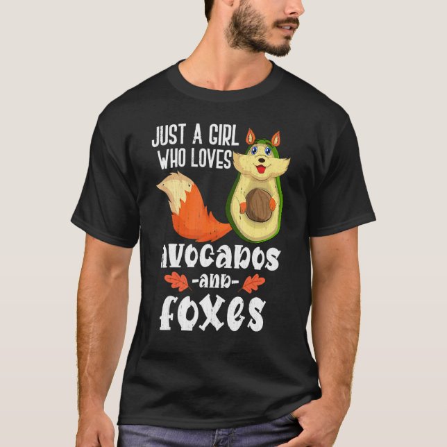 Camiseta Floresta de abacate e gata de animais (Frente)