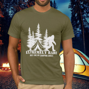 Camiseta Floresta de Acampamento do Pé Grande Extremamente