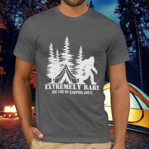 Camiseta Floresta de Acampamento do Pé Grande Extremamente