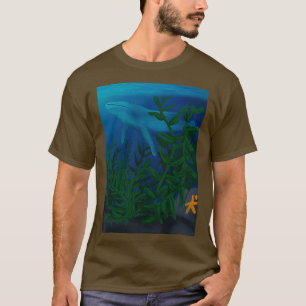 Camiseta floresta de algas
