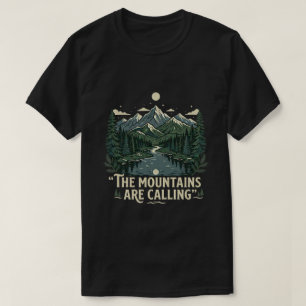 Camiseta Floresta de árvores da natureza ao ar livre Montan