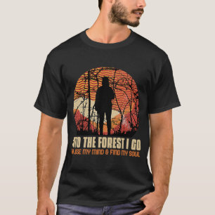 Camiseta Floresta de Caminho de Campos Exteriores