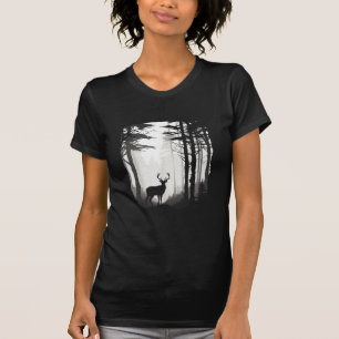 Camiseta Floresta de Cervos Vida Selvagem