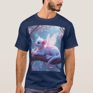 Camiseta Floresta de Criatura Rosa Fantasma