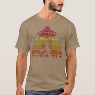Camiseta Floresta de Fantasia Alienígena OVNI família