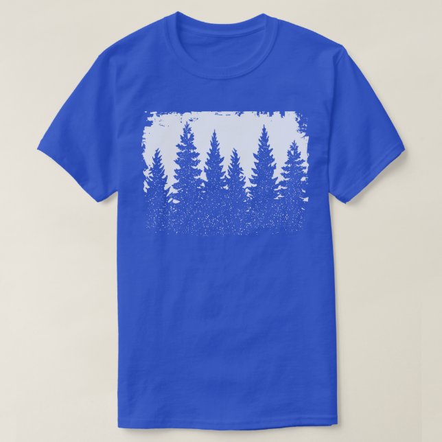 Camiseta Floresta de Férias (Frente do Design)