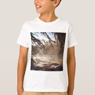 Camiseta Floresta de inverno em Pinheiros Primitivos