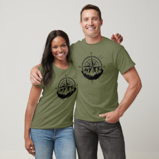 Camiseta Floresta de Montanha Compass, Aventura