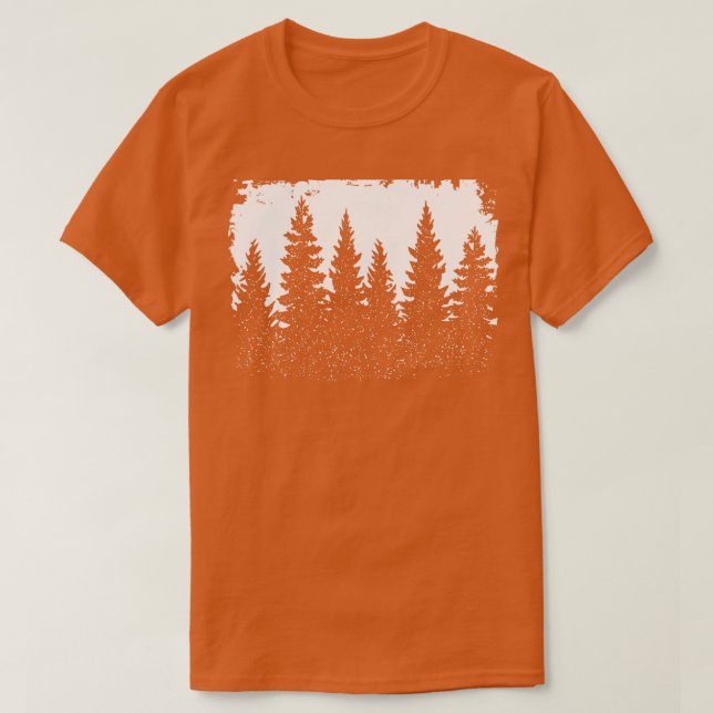 Camiseta Floresta de Neve (Frente do Design)