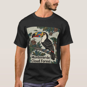 Camiseta Floresta de Nuvem Monteverde Tucano Costa Rica