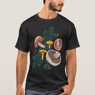 Camiseta Floresta de Sonho Escuro