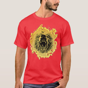 Camiseta Floresta de Urso Grizzy Motif Grizzlies Predator B