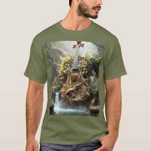 Camiseta Floresta de Violino Gigante Fantasy