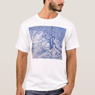 Camiseta Floresta do inverno perto de Courcheval 2008