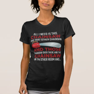 Camiseta Floresta do Logger do Woodworker Chainsaw