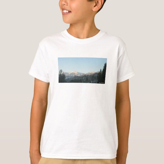 Camiseta Floresta do Norte das Montanhas Rochosas (Frente)