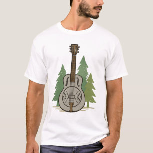 Camiseta Floresta Dobro de Aço - Arte em Lover de Música Ru