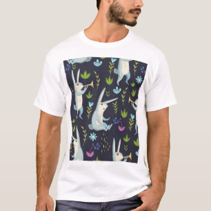 Camiseta Floresta Encantada: Padrão Invisível Inspirado na