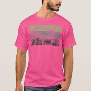 Camiseta Floresta Exterior de Árvores Naturais Retro