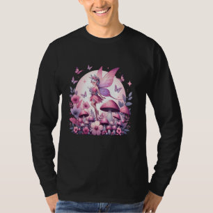 Camiseta Floresta Fantástica Encantada Borboleta Mística Fa
