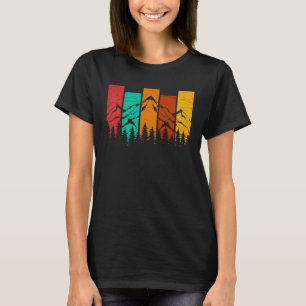 Camiseta Floresta Fauna Natureza Árvores Retrô Ao Ar Livre