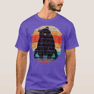 Camiseta Floresta Grizzly Urso Sobre A Natureza Animal R