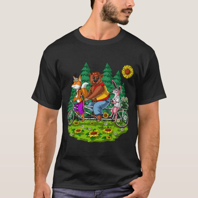 Camiseta Floresta Hippie (Frente)