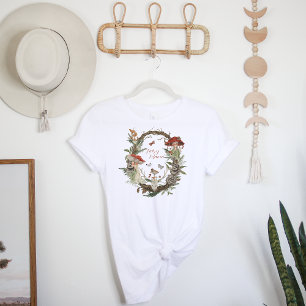 Camiseta Floresta Mágica de Outono Fada Mamãe Aniversário