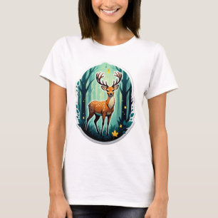 Camiseta Floresta Mágica dos Cervos