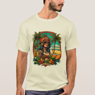 Camiseta Floresta Mística: Animais Encantados e Flora