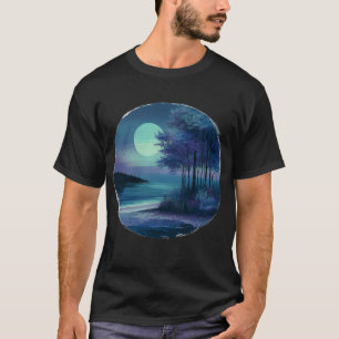 Camiseta Floresta Mística de Crepúsculo pelo Lago T-Shirt