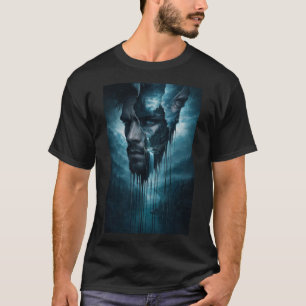 Camiseta Floresta Mística Interior – Retrato Masculino Surr