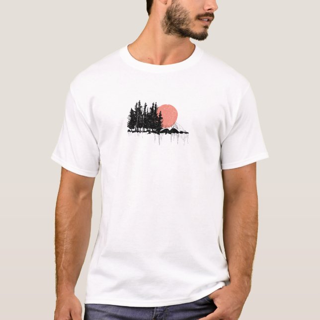 Camiseta Floresta Montanhosa (Frente)