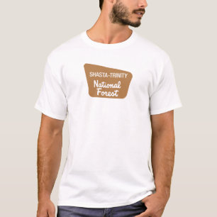 Camiseta Floresta nacional da Shasta-Trindade (sinal)