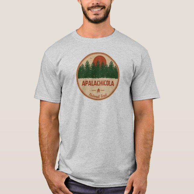 Camiseta Floresta Nacional de Apalachicola (Frente)