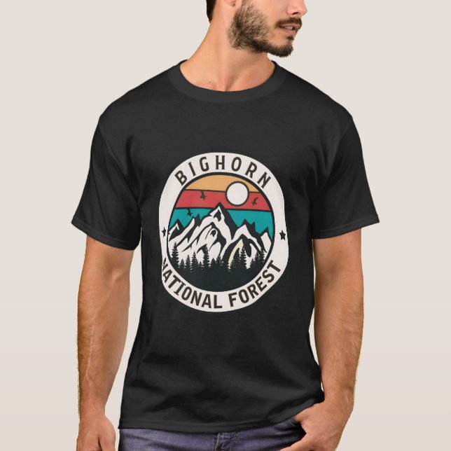 Camiseta Floresta Nacional de Bighorn (Frente)