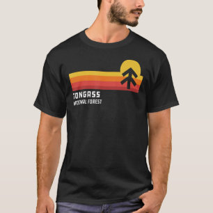 Camiseta Floresta Nacional de Juneau Alasca, Tongass Sunset