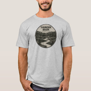 Camiseta Floresta Nacional de Thunder Basin Wyoming Stream