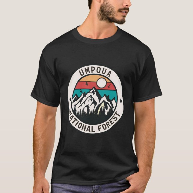 Camiseta Floresta Nacional de Umpqua (Frente)