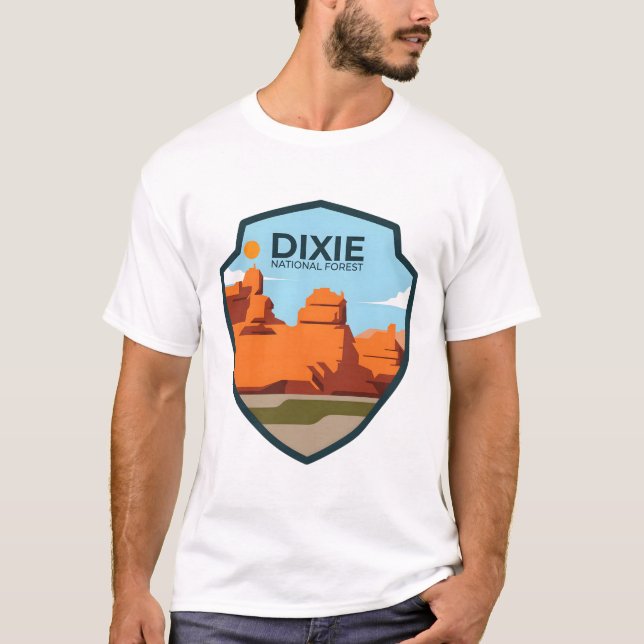Camiseta Floresta Nacional Dixie (Frente)