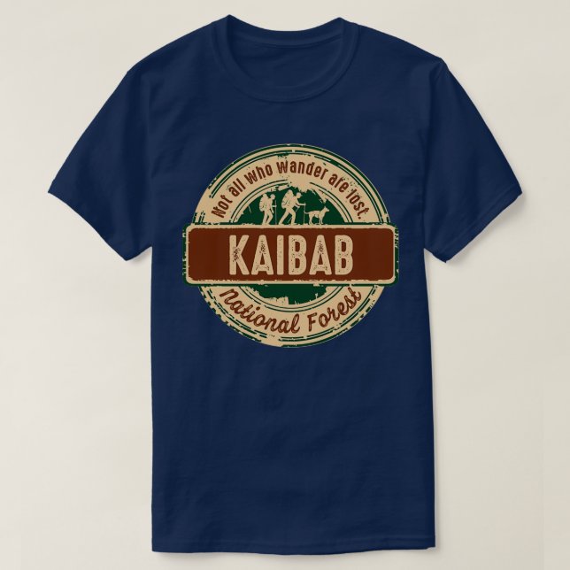 Camiseta Floresta Nacional do Kaibab (Frente do Design)