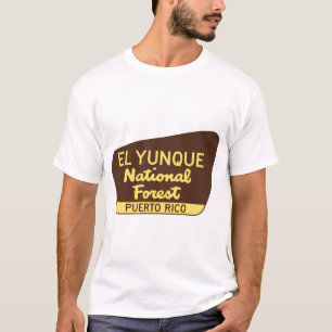 Camiseta Floresta Nacional El Yunque Porto Rico Sinal � Sec