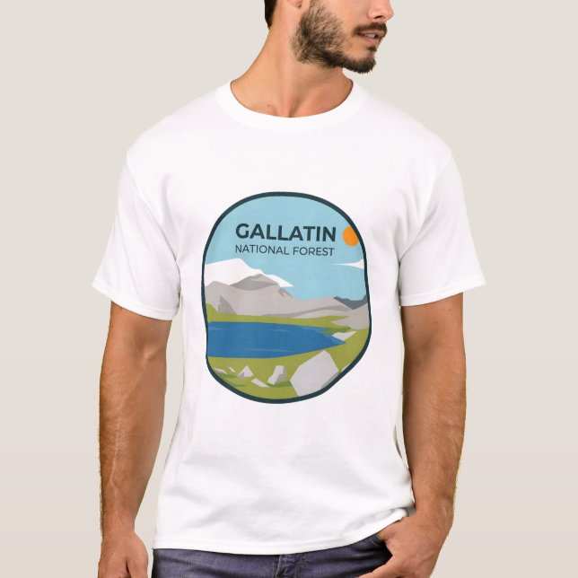 Camiseta Floresta Nacional Gallatin (Frente)