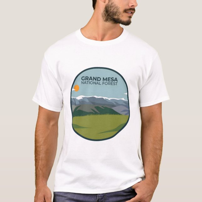 Camiseta Floresta Nacional Grand Mesa (Frente)