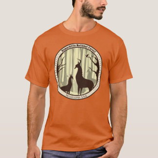 Camiseta Floresta Nacional Homochitto Veado Místico