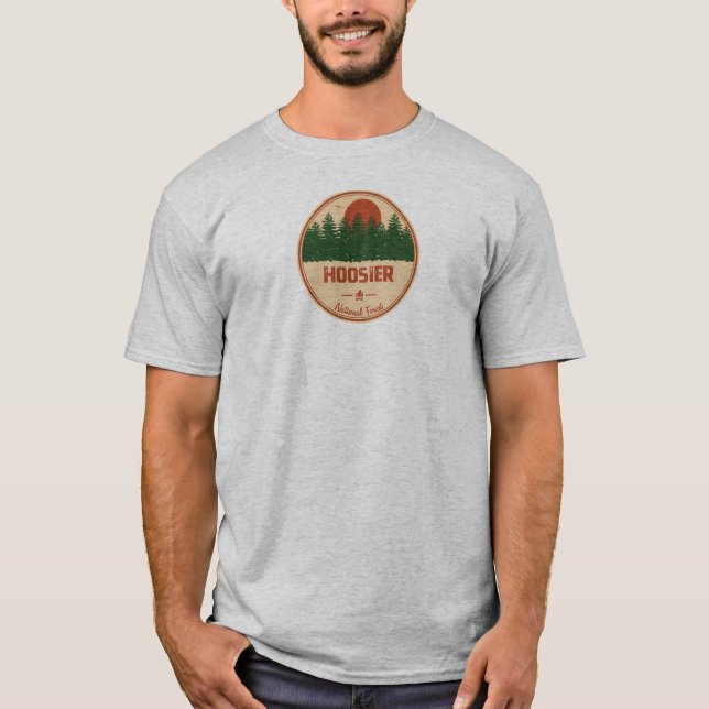 Camiseta Floresta Nacional Hoosier (Frente)