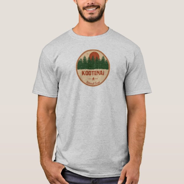 Camiseta Floresta Nacional Kootenai (Frente)
