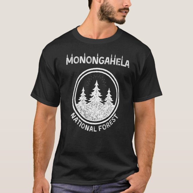 Camiseta Floresta Nacional Monongahela (Frente)