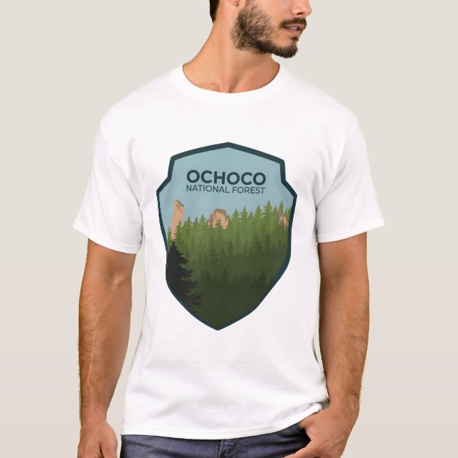 Camiseta Floresta Nacional Ochoco (Frente)