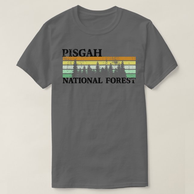 Camiseta Floresta Nacional Pisgah (Frente do Design)